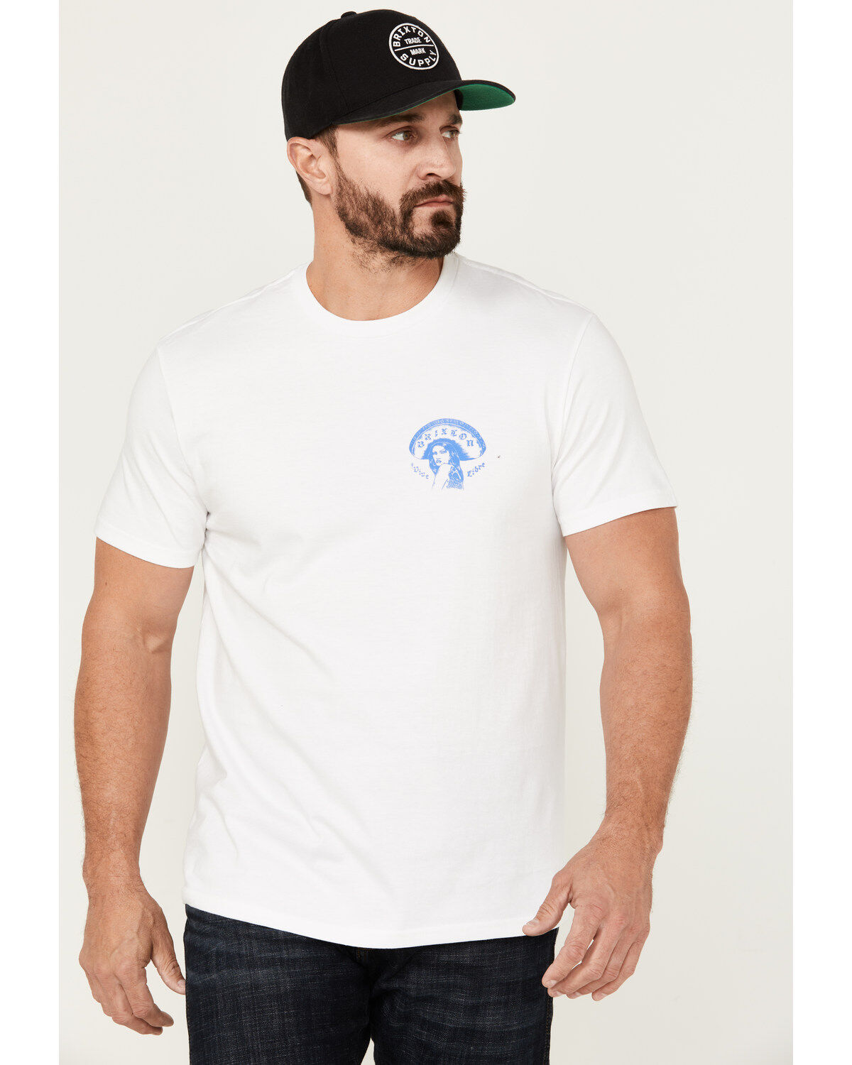 Brixton Men's Vive Libre Short Sleeve Graphic T-Shirt