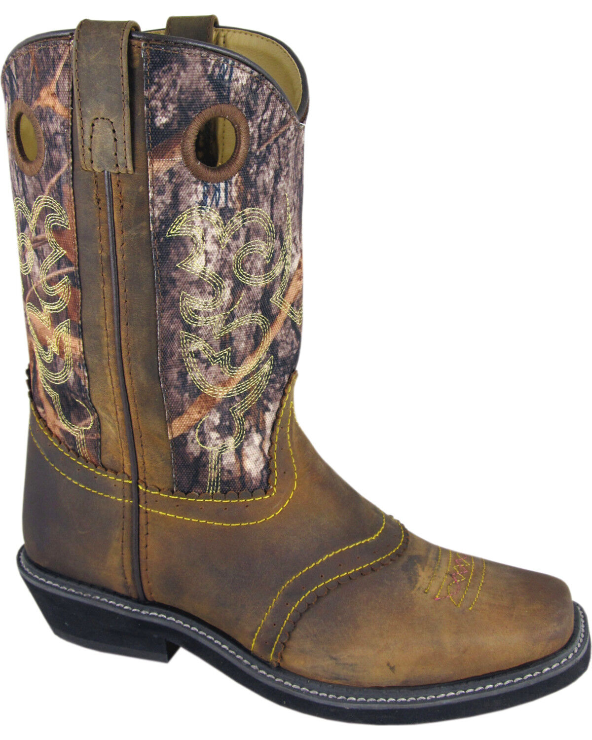 Smoky Mountain Women's Pawnee Camo Western Boots - Square Toe