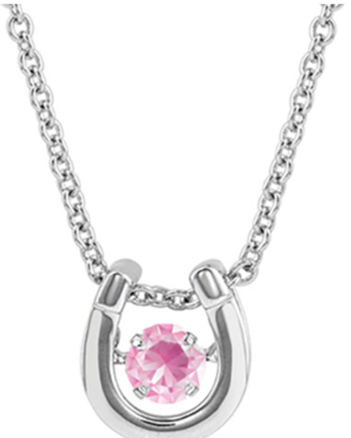 Montana Silversmiths Women's Dancing Birthstone Horseshoe Necklace