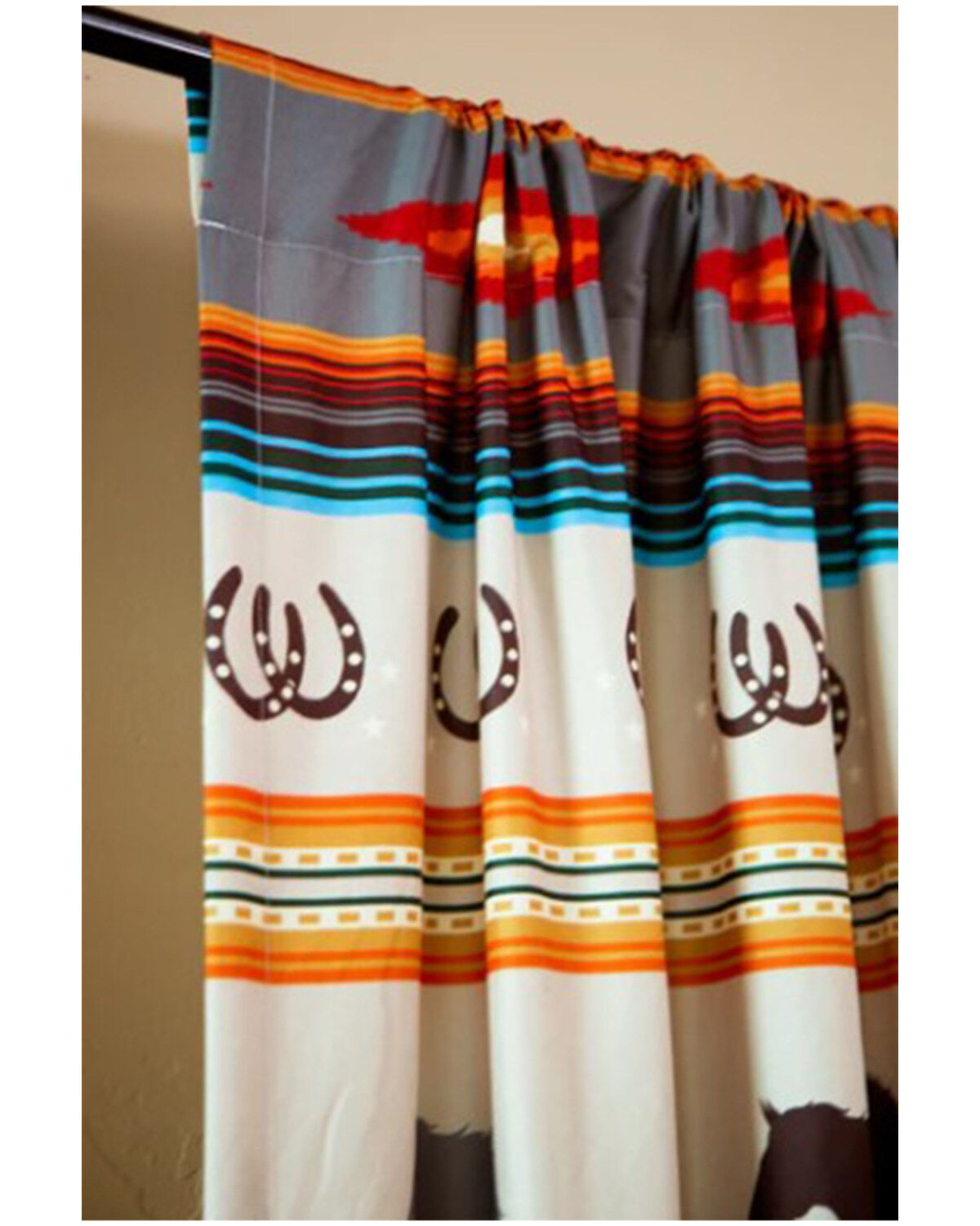 Carsten Home Western Stripe Curtain Panels