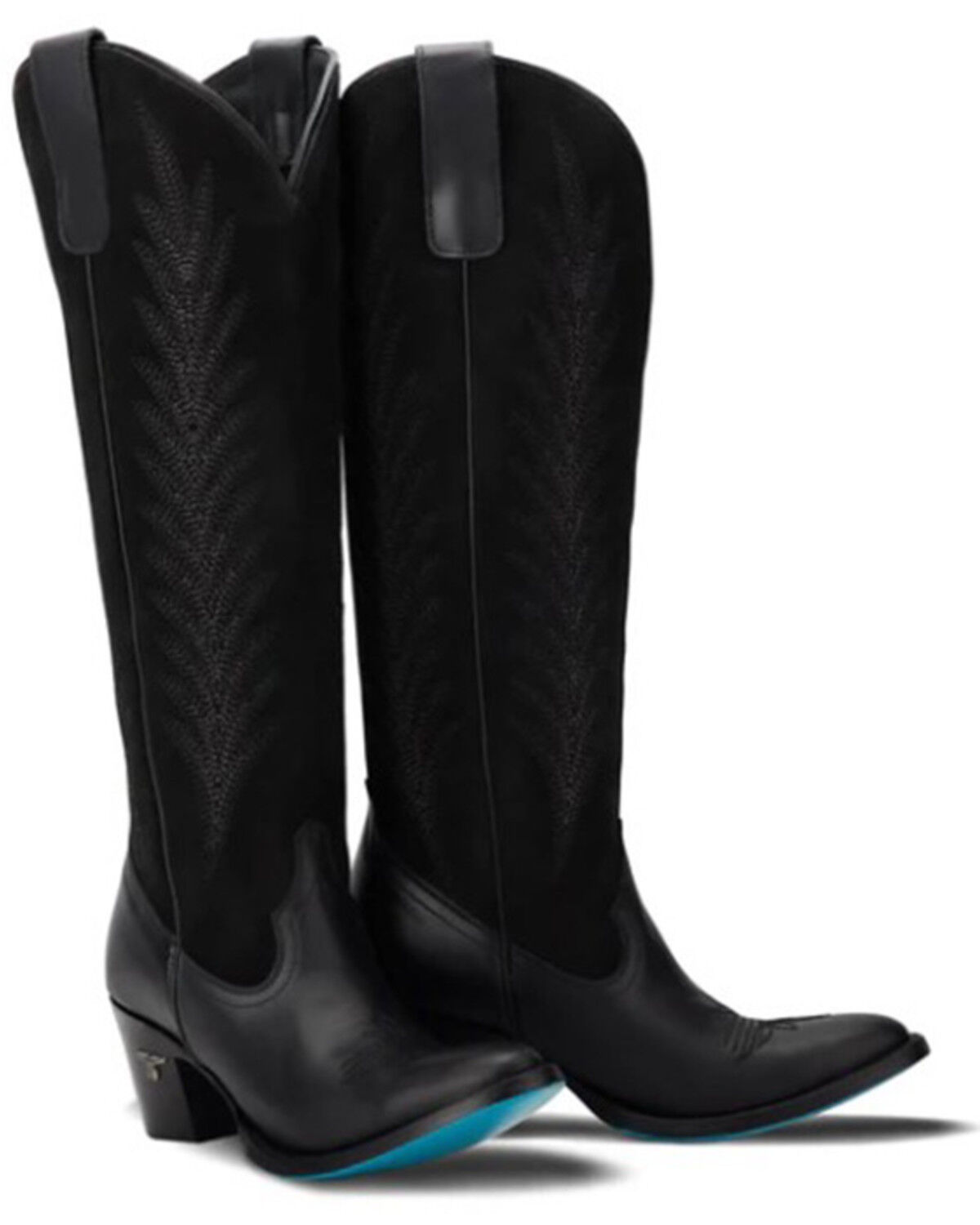 Lane Women's Jentry Suede Knee High Western Boots - Round Toe