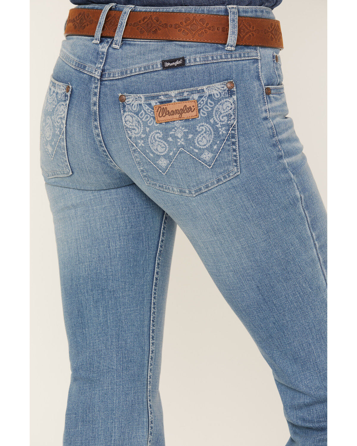 Wrangler Retro Women's Mid Rise Medium Wash Paige Bootcut Jeans