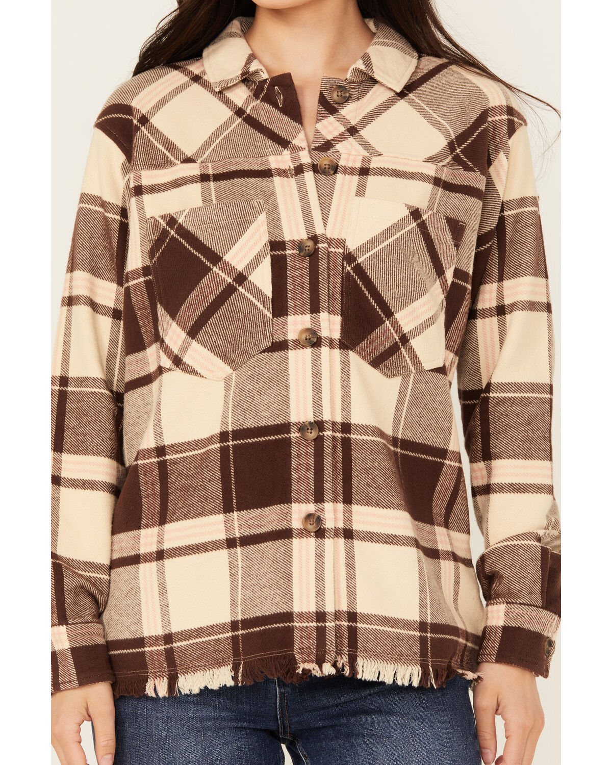 Cleo + Wolf Women's Dante Plaid Print Flannel Shirt