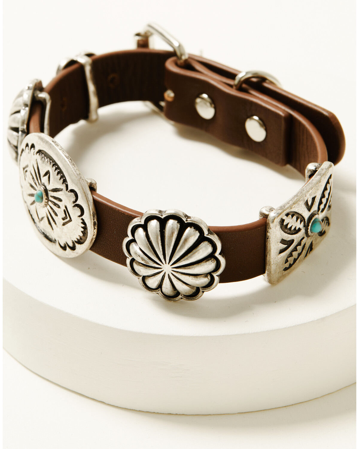 Shyanne Women's Wildheart Leather Concho Bracelet