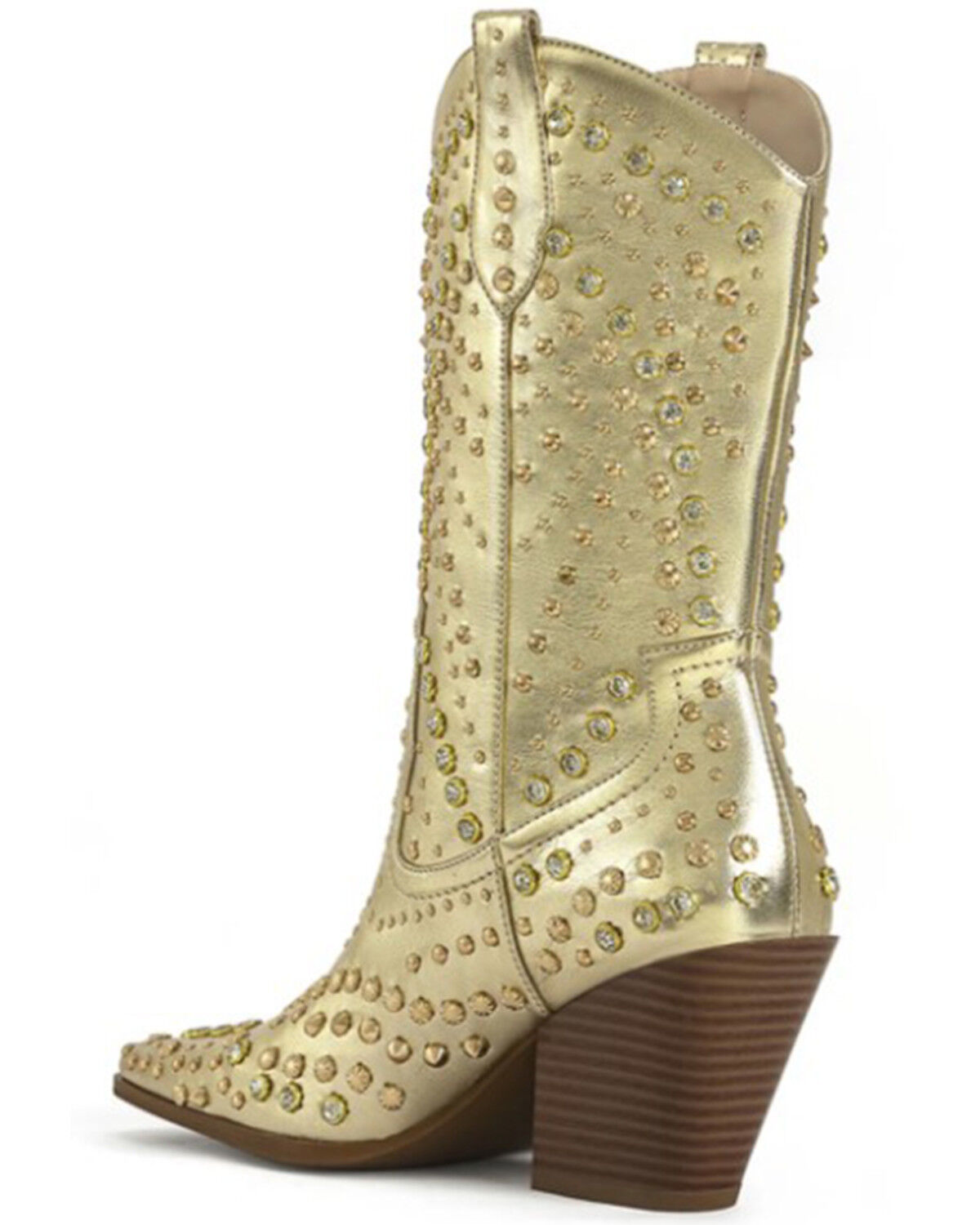 Azalea Wang Women's Appease Studded Booties - Snip Toe