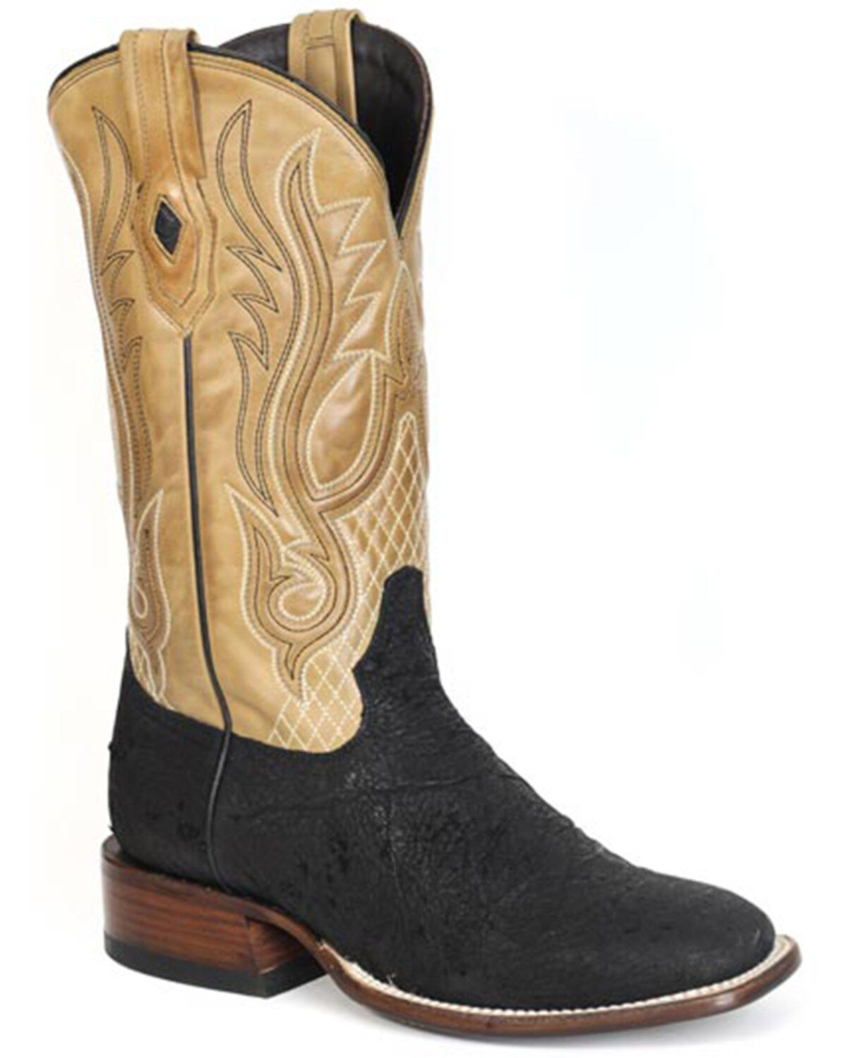 Stetson Men's Thunder Exotic Elephant Western Boots - Broad Square Toe