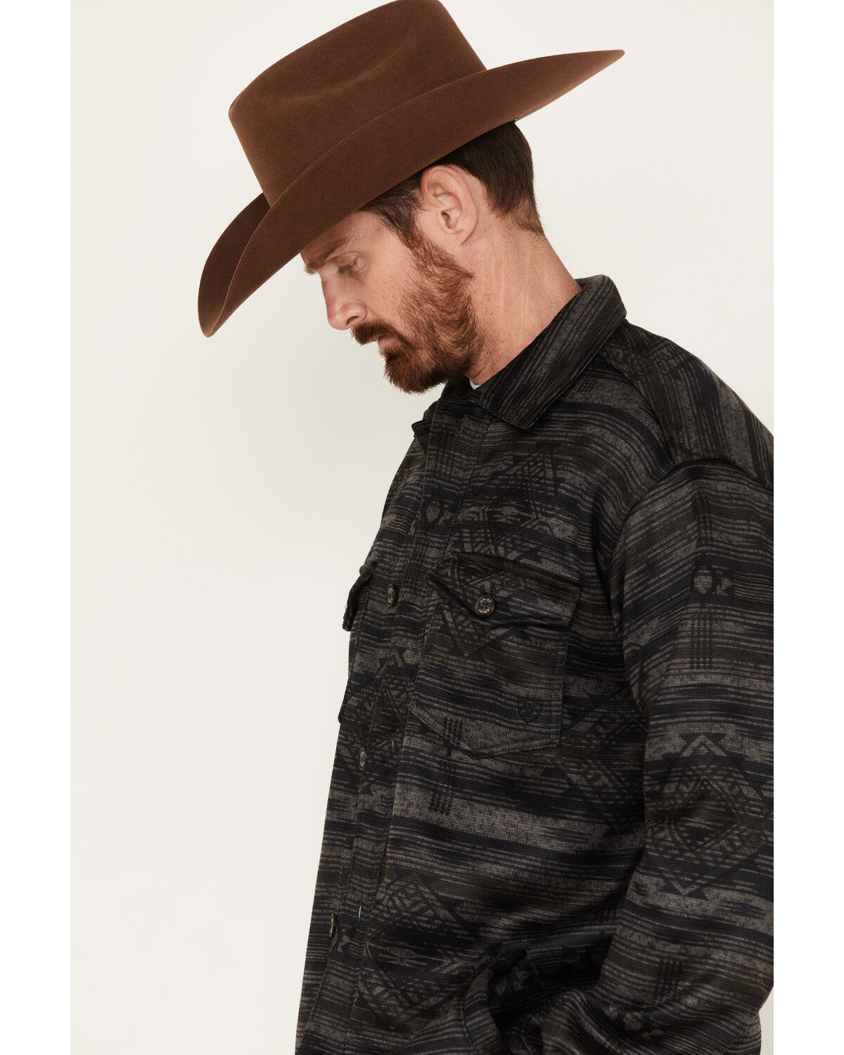 Ariat Men's Cladwell Southwestern Print Shirt Jacket