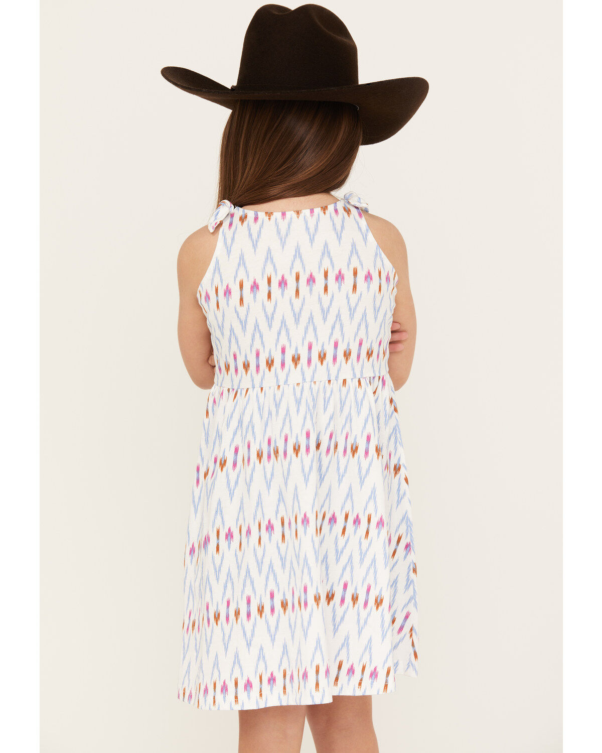 Shyanne Girls' Ikat Print Mini Dress