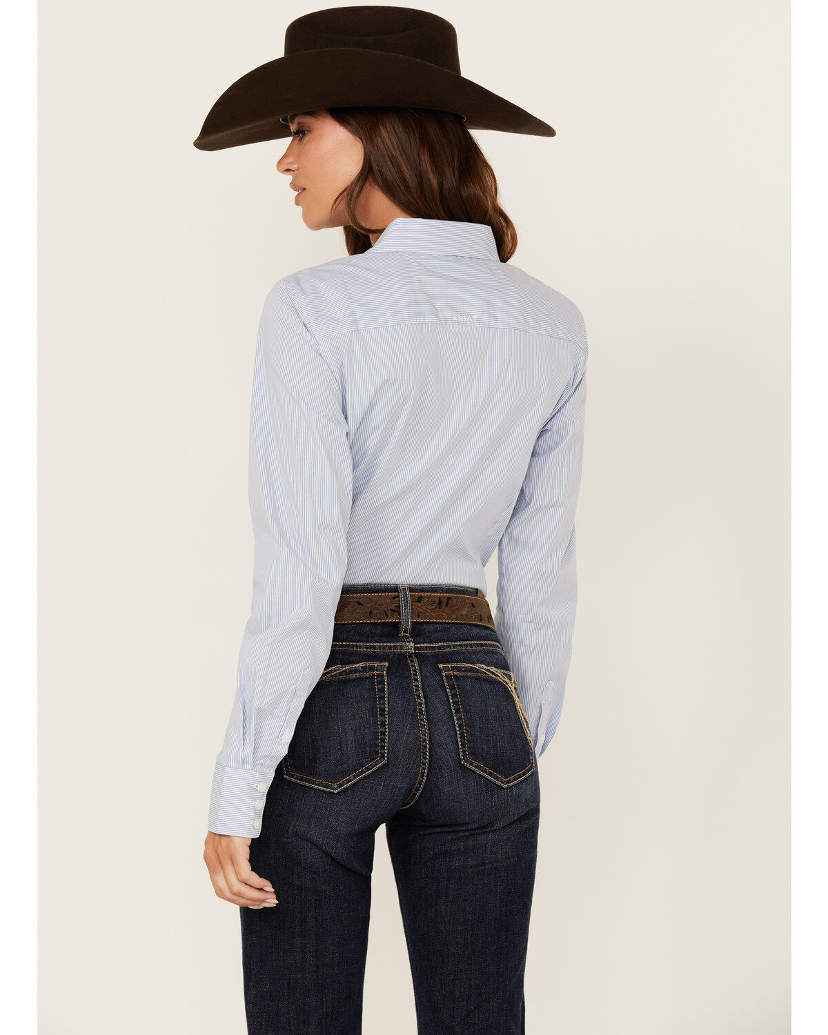 Ariat Women's R.E.A.L Striped Team Kirby Long Sleeve Button-Down Stretch Western Shirt