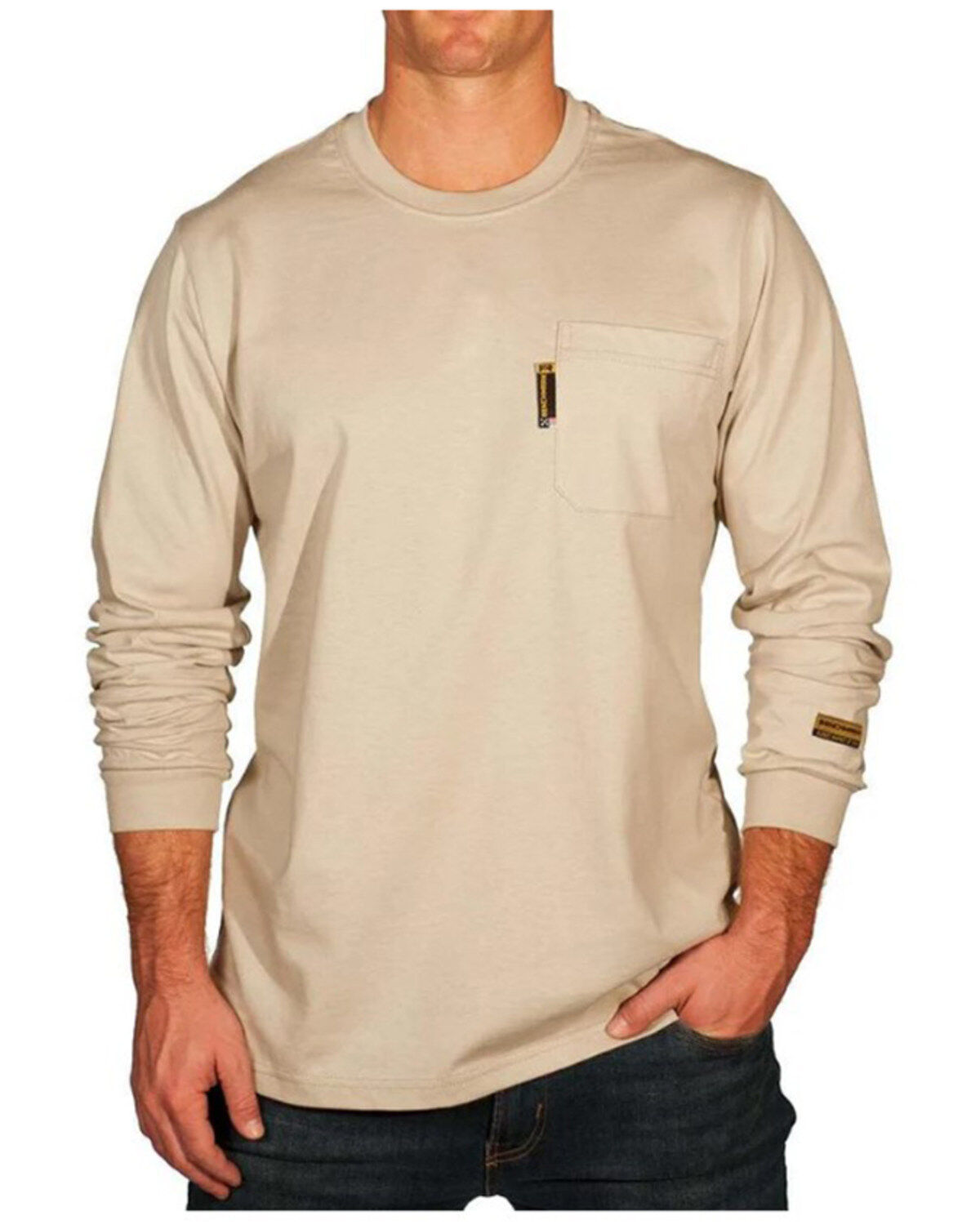 Benchmark FR Men's FR Tejas Petrolio Long Sleeve Graphic Work Shirt