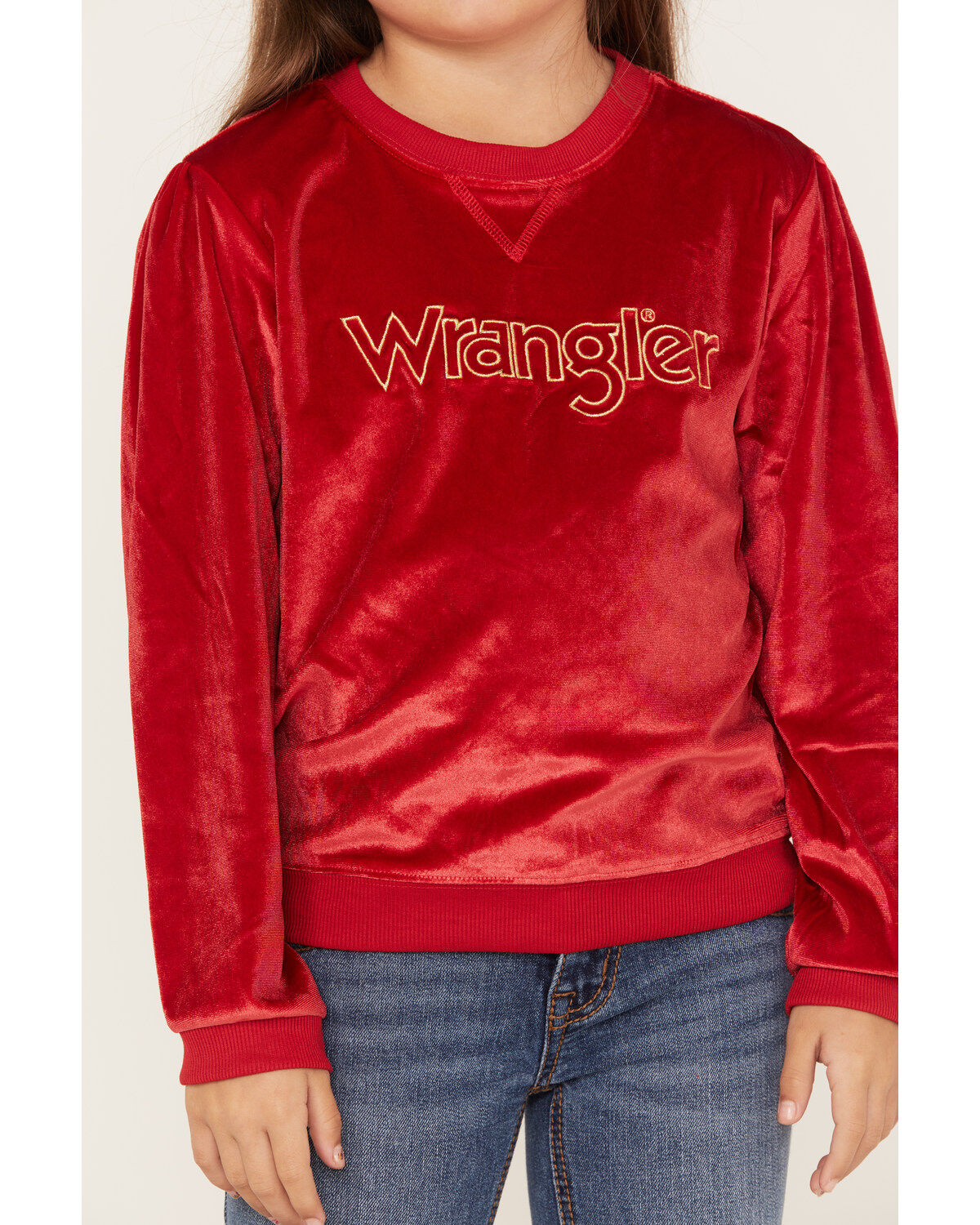 Wrangler Girls' Logo Graphic Sweatshirt