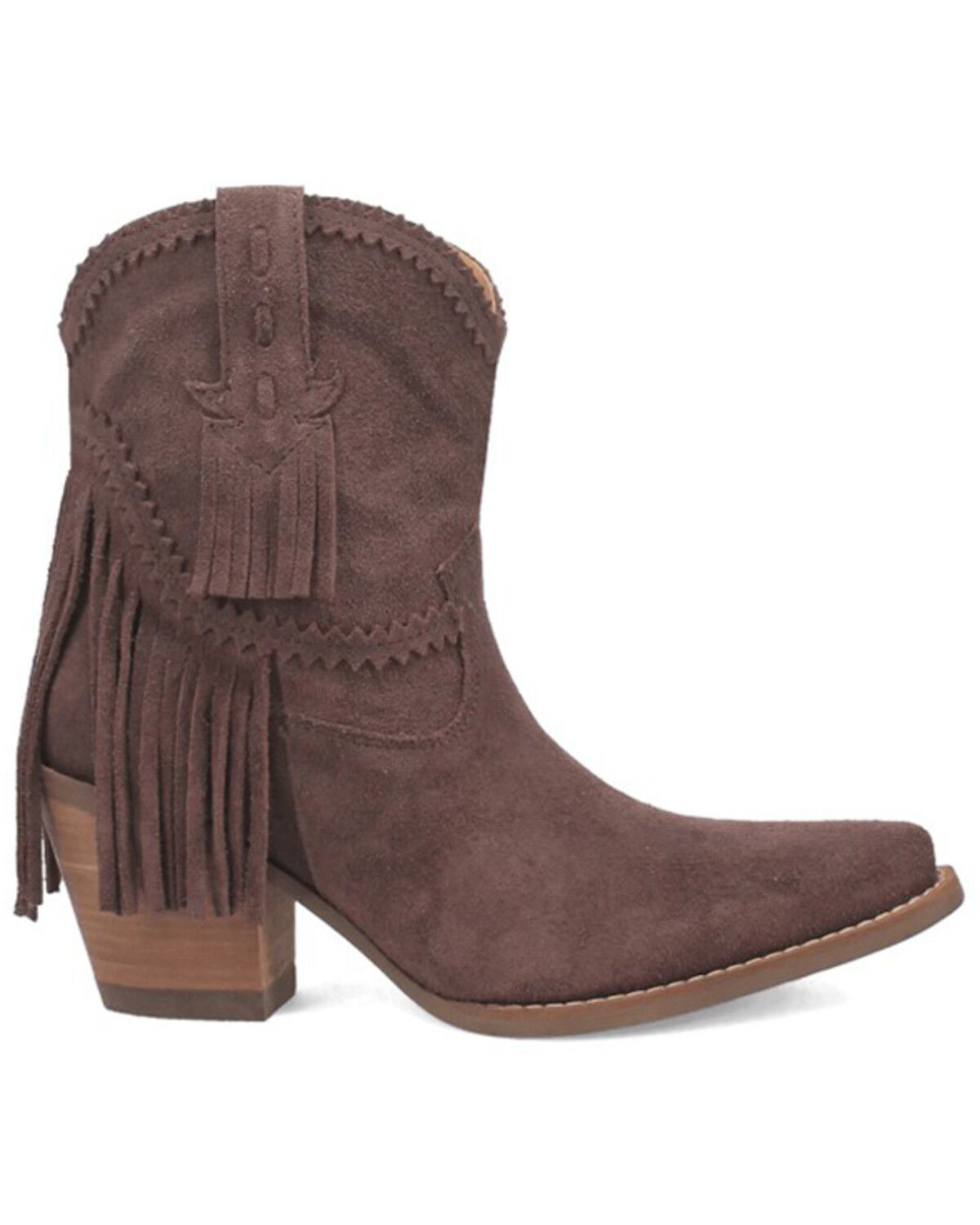 Dingo Women's Fandango Fringe Western Booties - Snip Toe