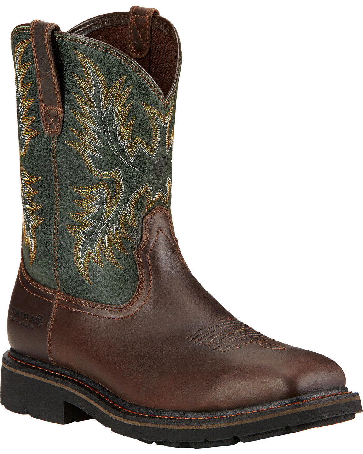 Ariat Men's Sierra Western Work Boots - Steel Toe