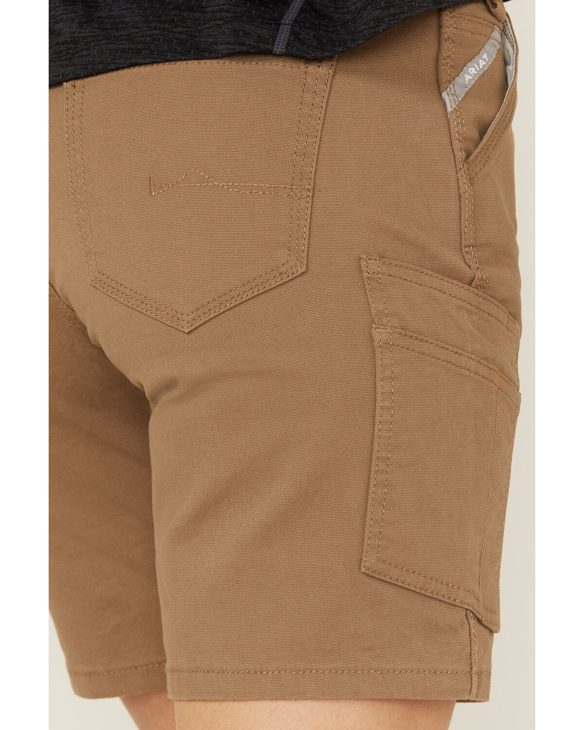 Ariat Women's Rebar Field Khaki DuraStretch Made Tough Work Shorts