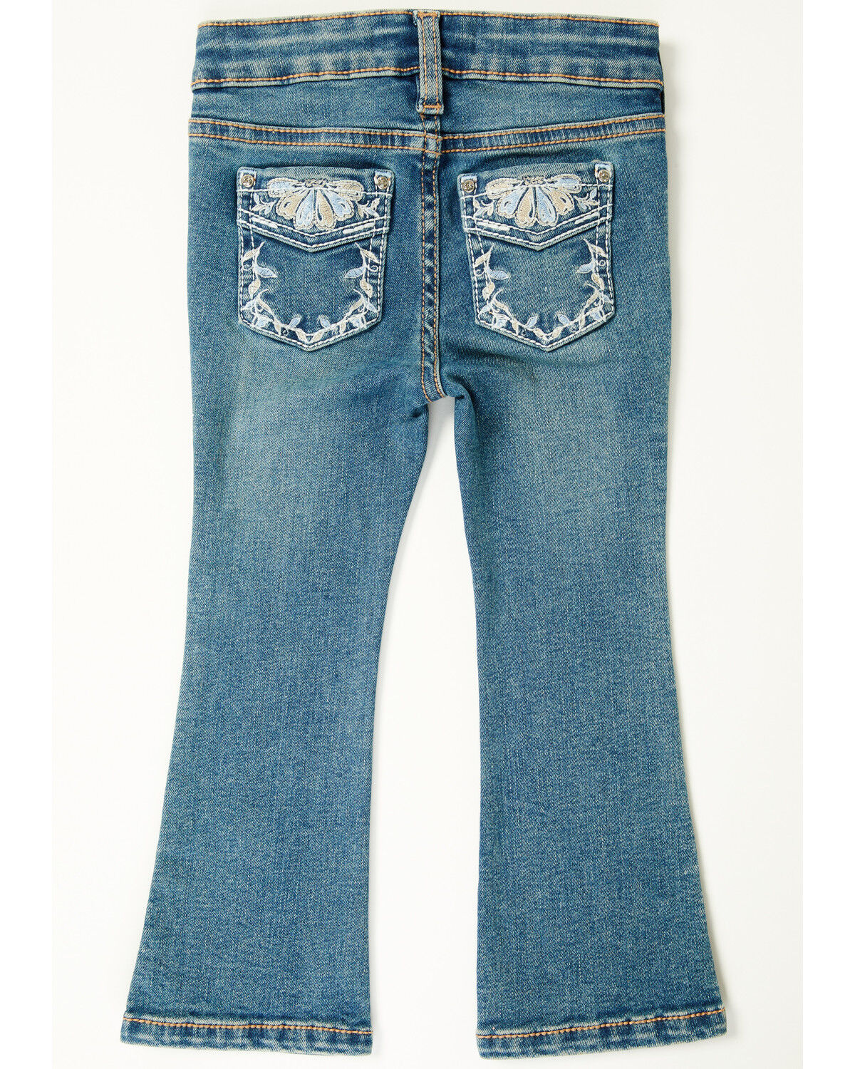 Shyanne Toddler Girls' Shayla Bootcut Embroidery Stretch Denim Jeans