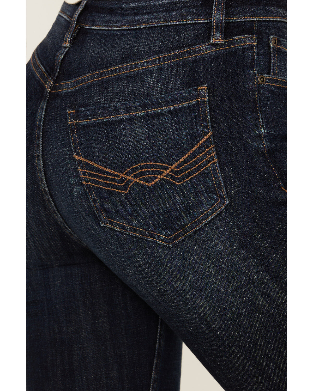 Idyllwind Women's Dark Wash Vista Drive Outlaw Trouser Flare Denim Jeans