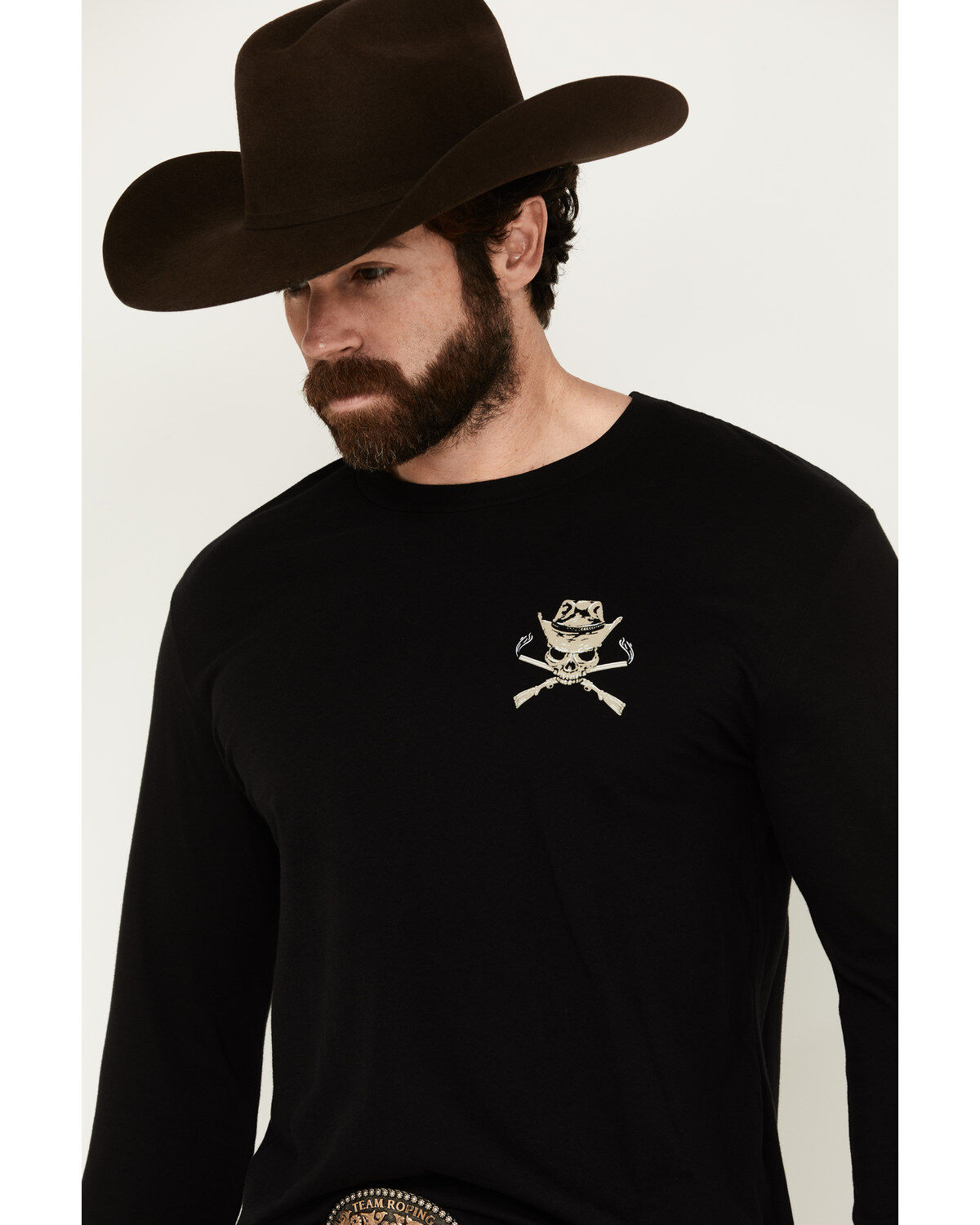 Cody James Men's Outlaw Gun Club Long Sleeve Graphic T-Shirt