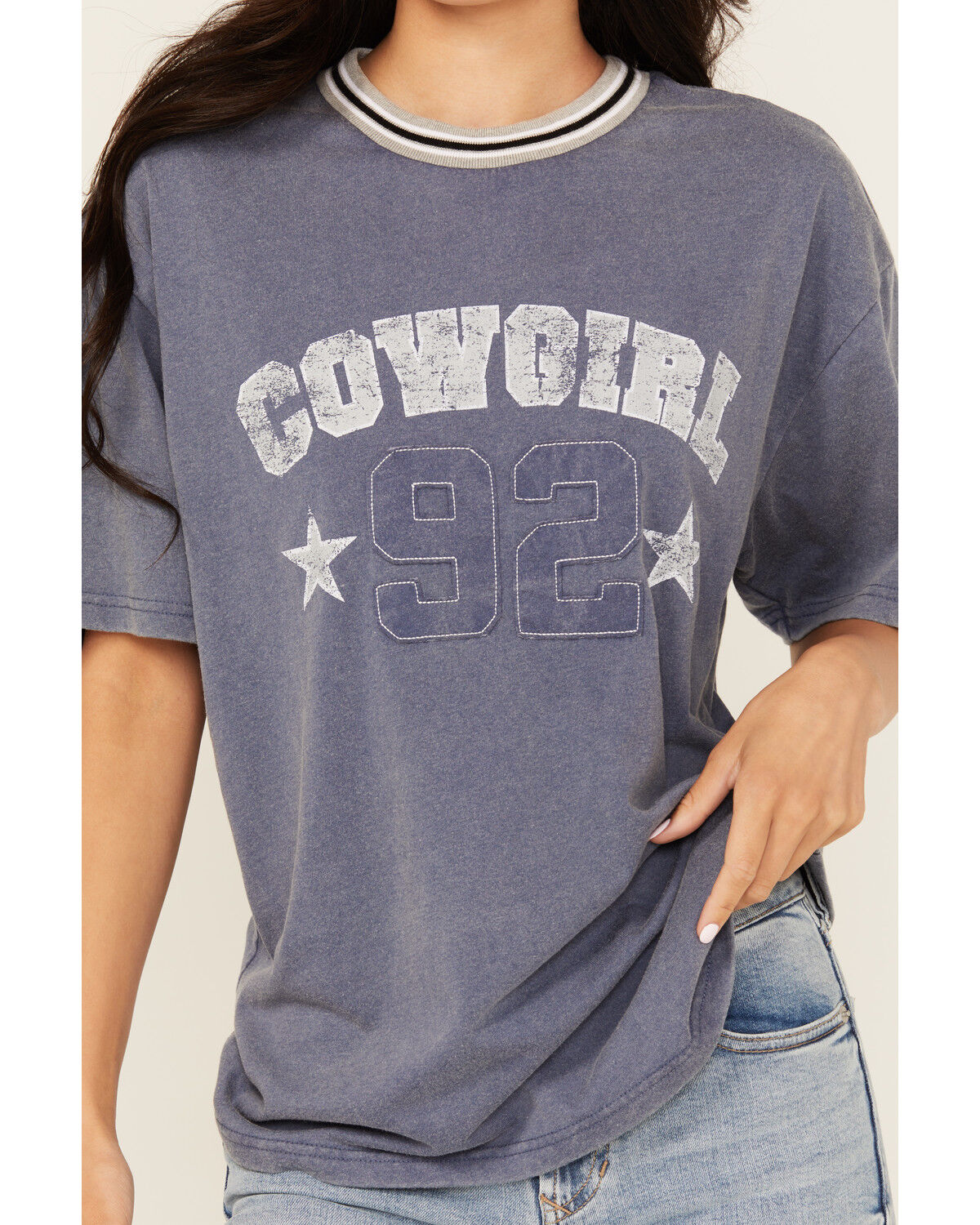 Youth in Revolt Women's Cowgirl 92 Short Sleeve Graphic Tee
