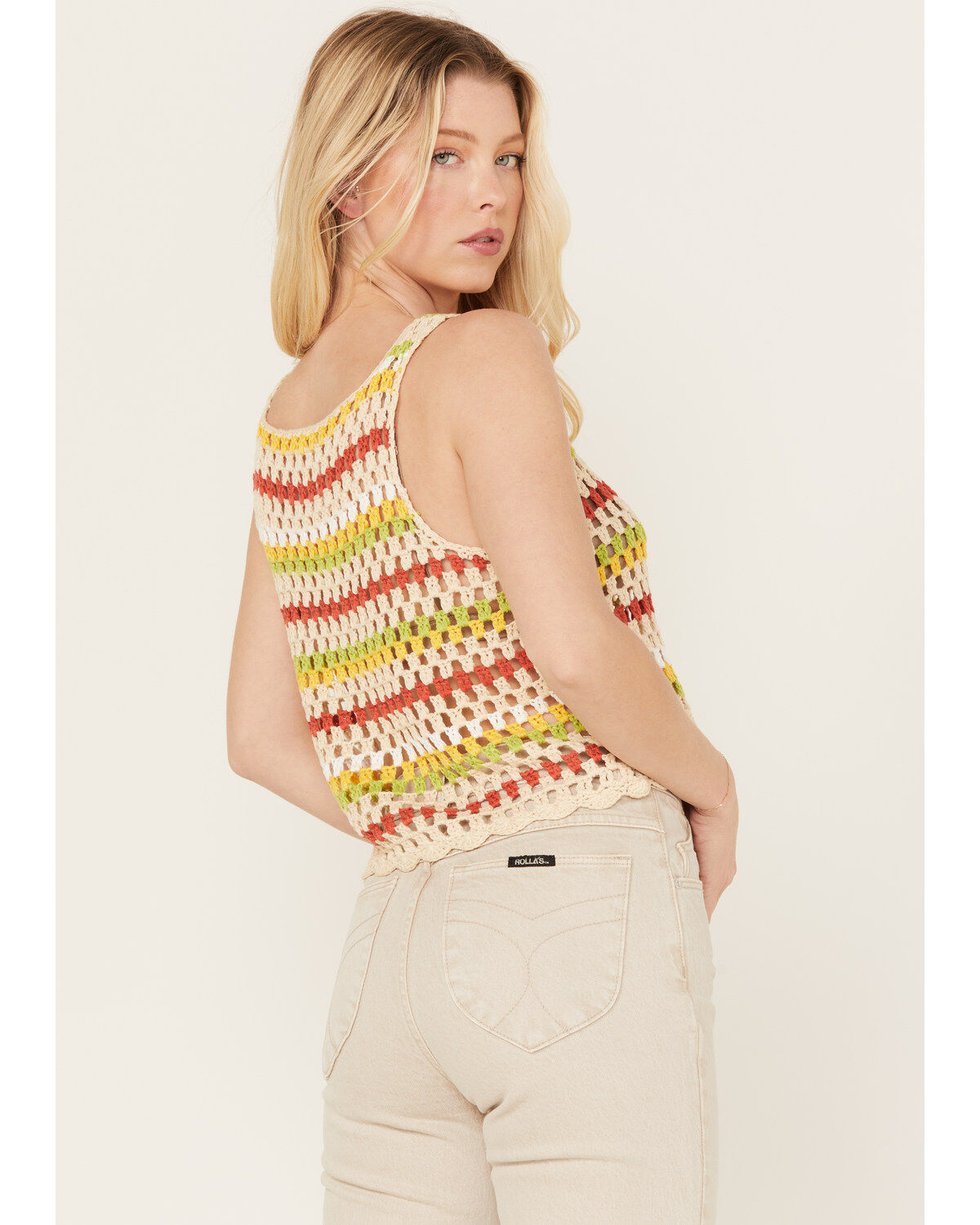 Sadie & Sage Women's Multicolored Sweater Tank