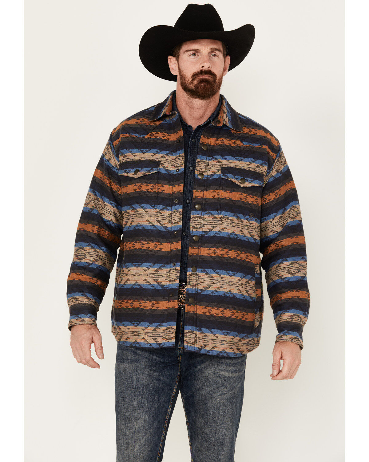 Ariat Men's Hartland Southwestern Snap Shirt Jacket