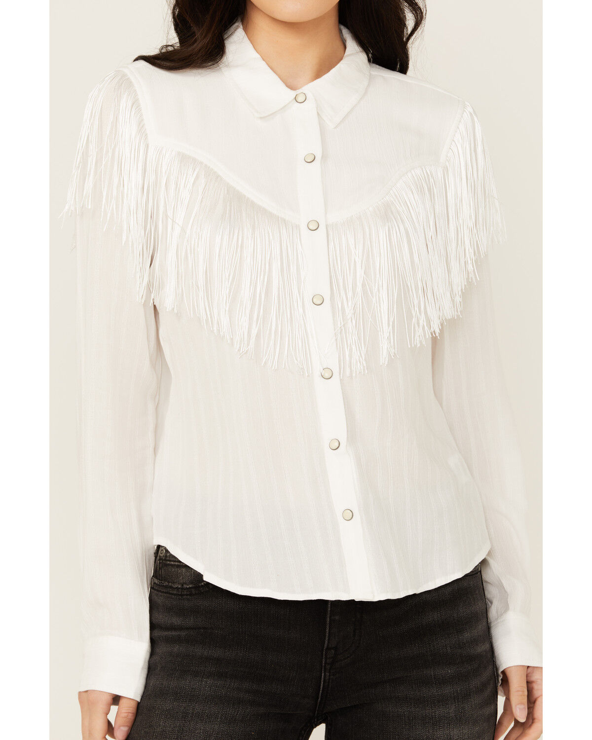 Idyllwind Women's Fringe Long Sleeve Snap Western Shirt
