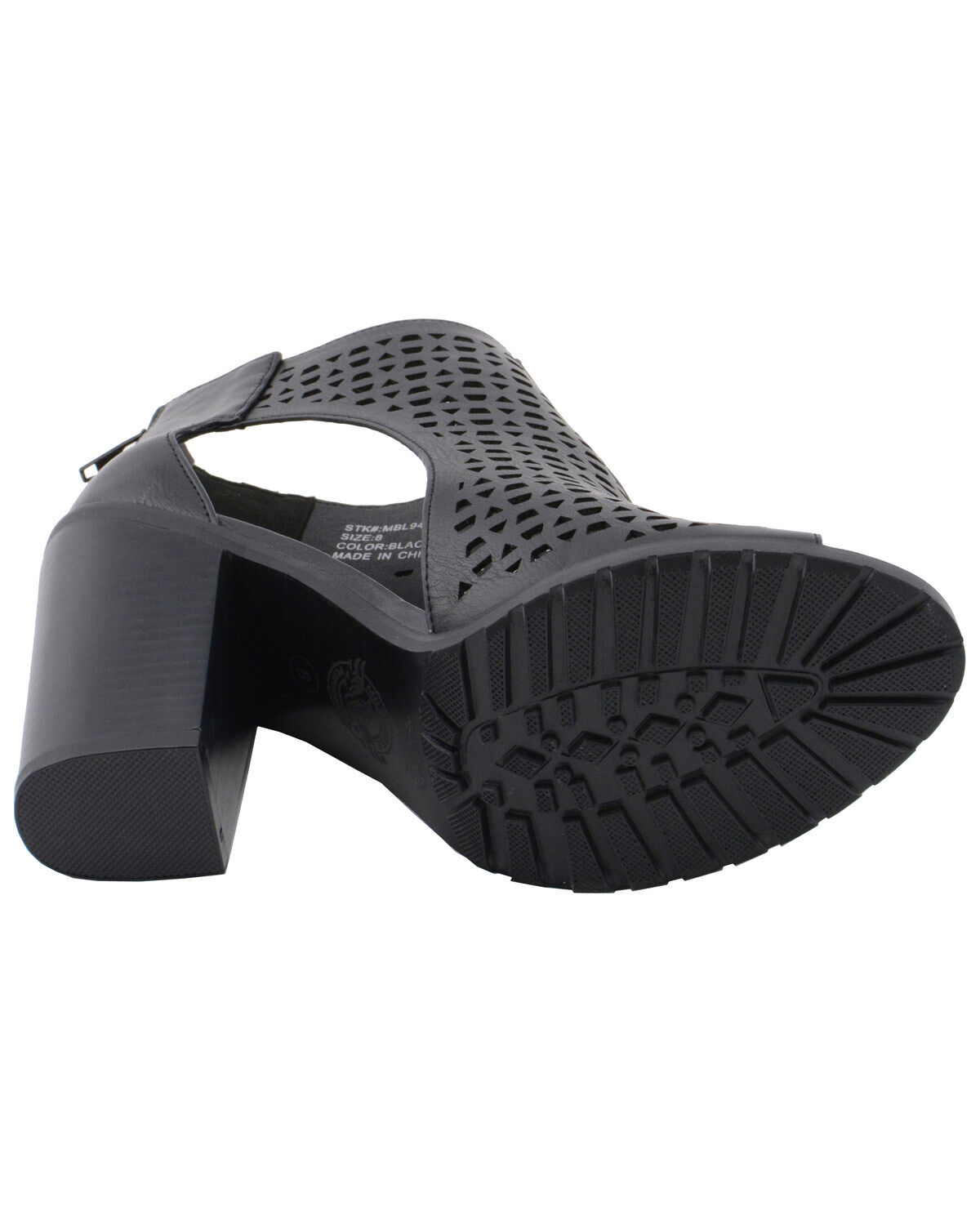 Milwaukee Performance Women's Platform Heel Mesh Top Sandals