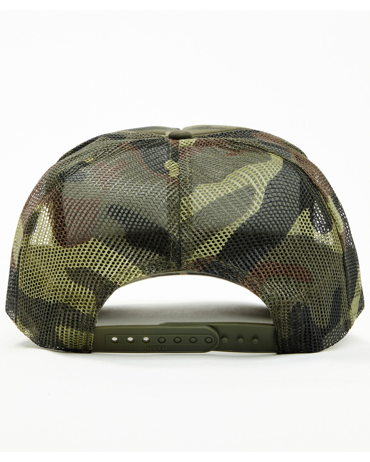 Boot Barn Camo Print Logo Trucker Cap