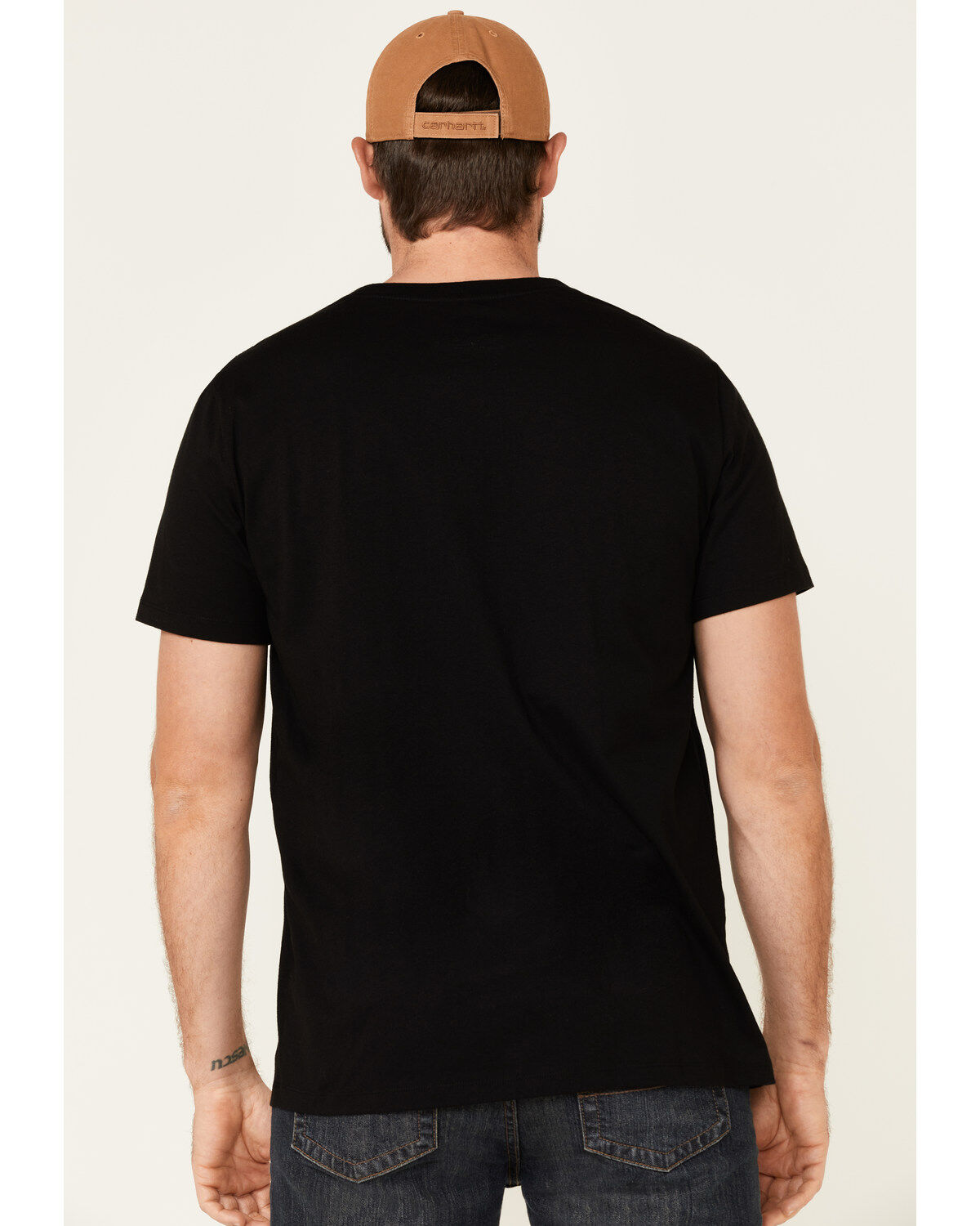 Rock & Roll Denim Men's Texas Flag Logo Graphic T-Shirt