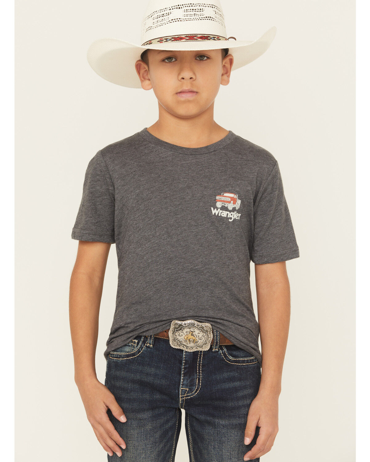 Wrangler Boys' Truck Short Sleeve Graphic T-Shirt