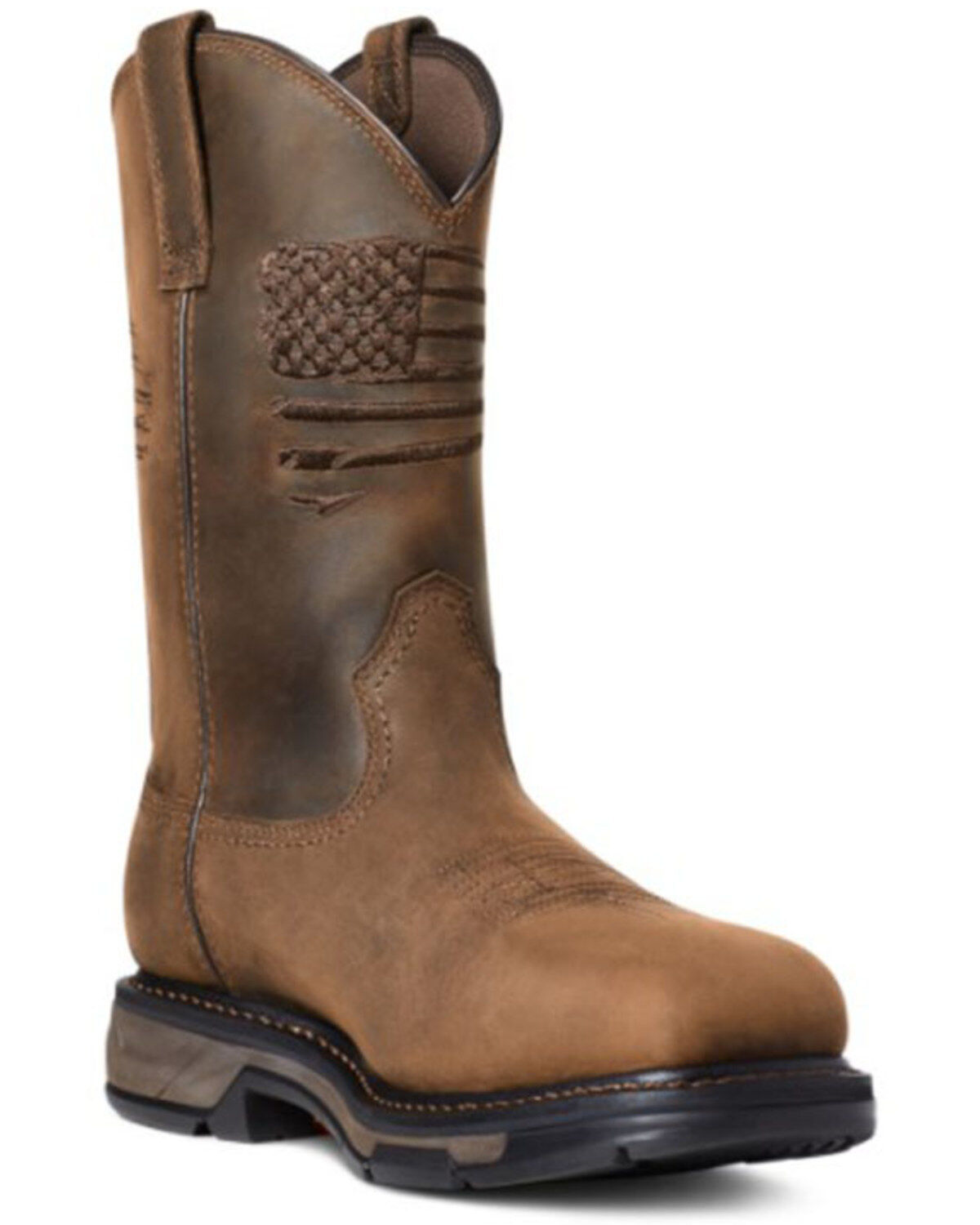 Ariat Men's WorkHog® Patriot Waterproof Western Work Boots - Carbon Toe