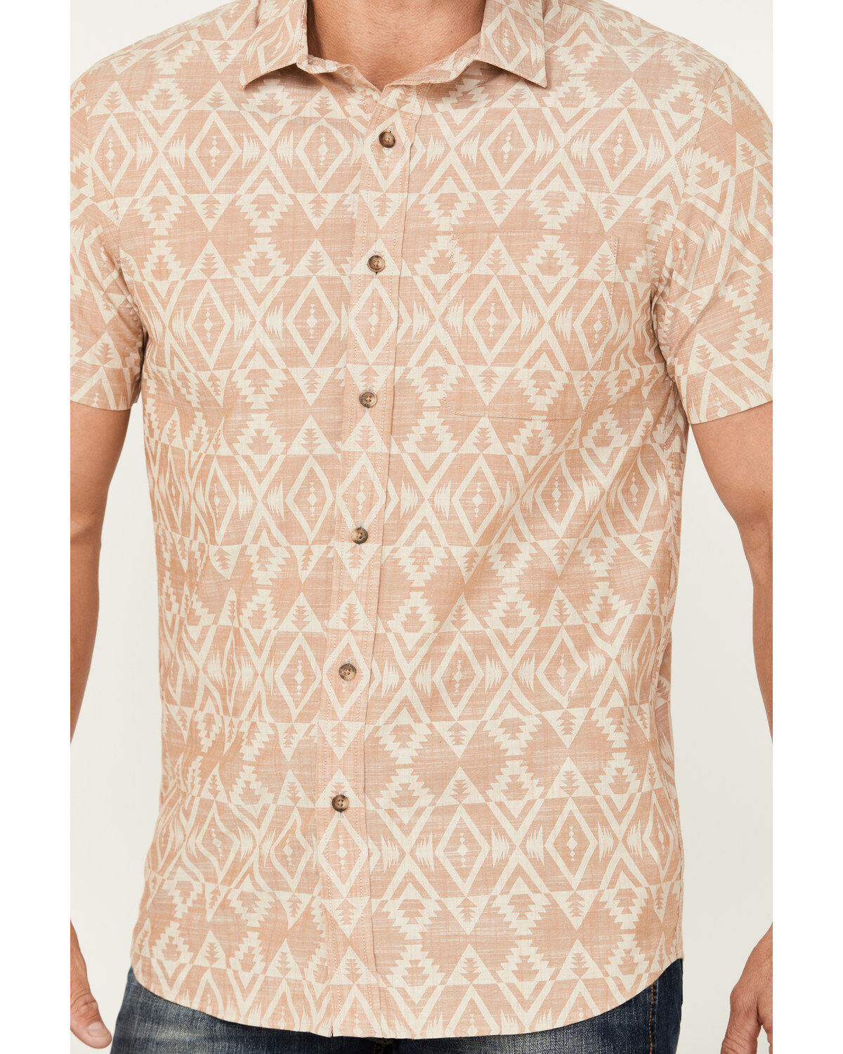 Pendleton Men's Deacon Print Short Sleeve Button-Down Western Shirt