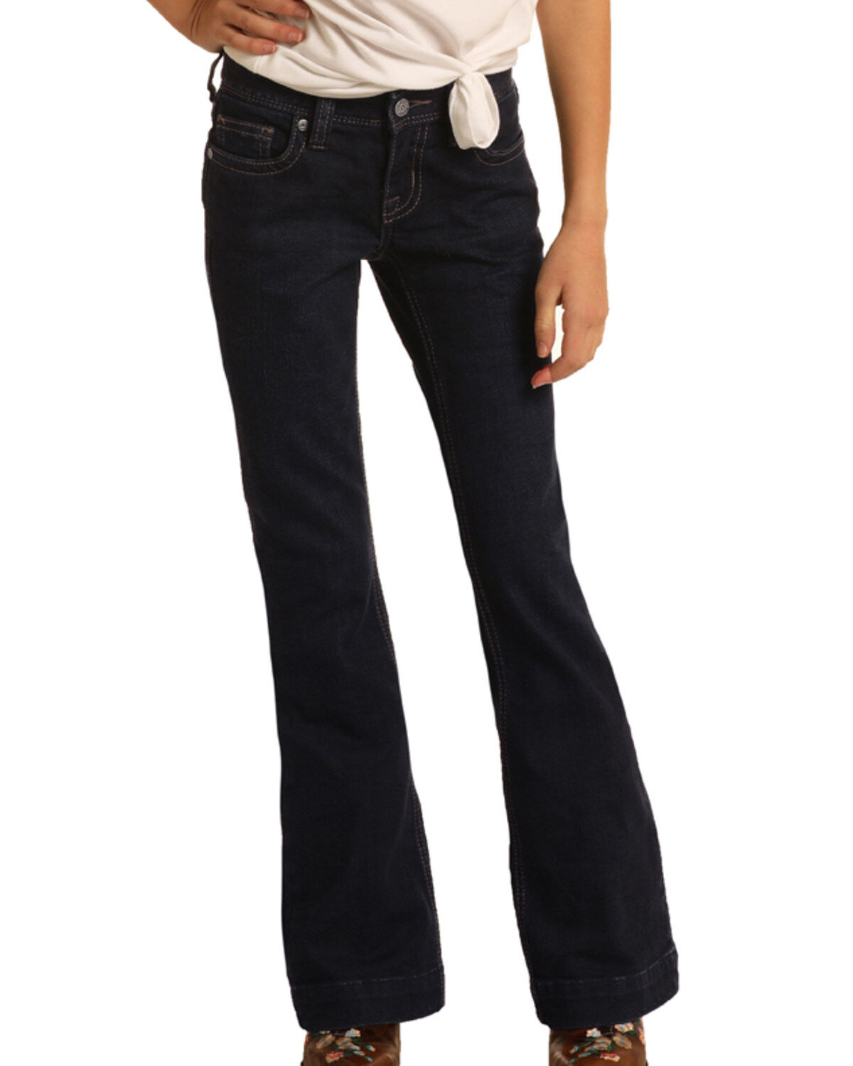 Rock & Roll Denim Girls' Basic Trouser Jeans