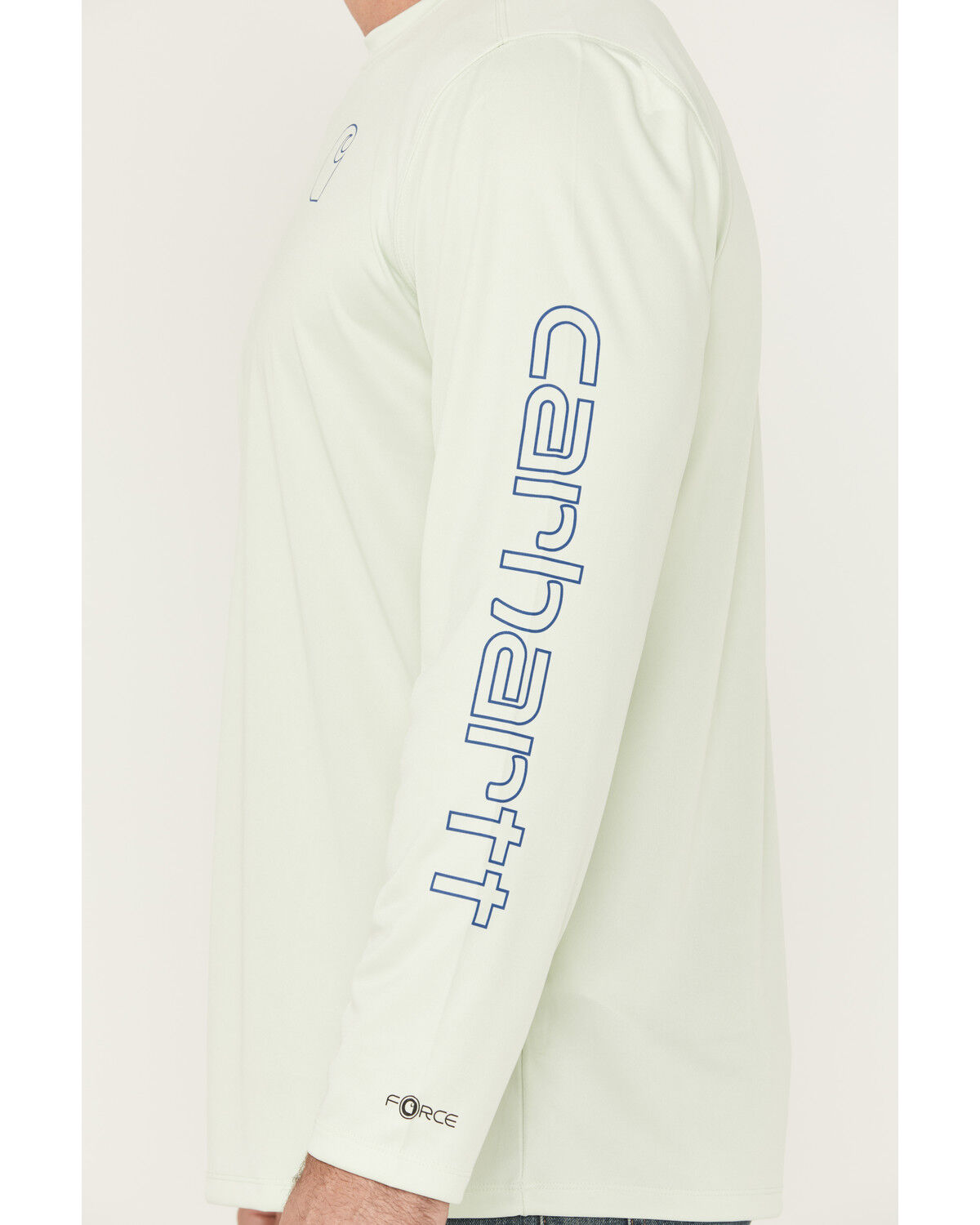 Carhartt Men's Force Sun Defender&reg; Lightweight Long Sleeve Hooded Graphic T-Shirt