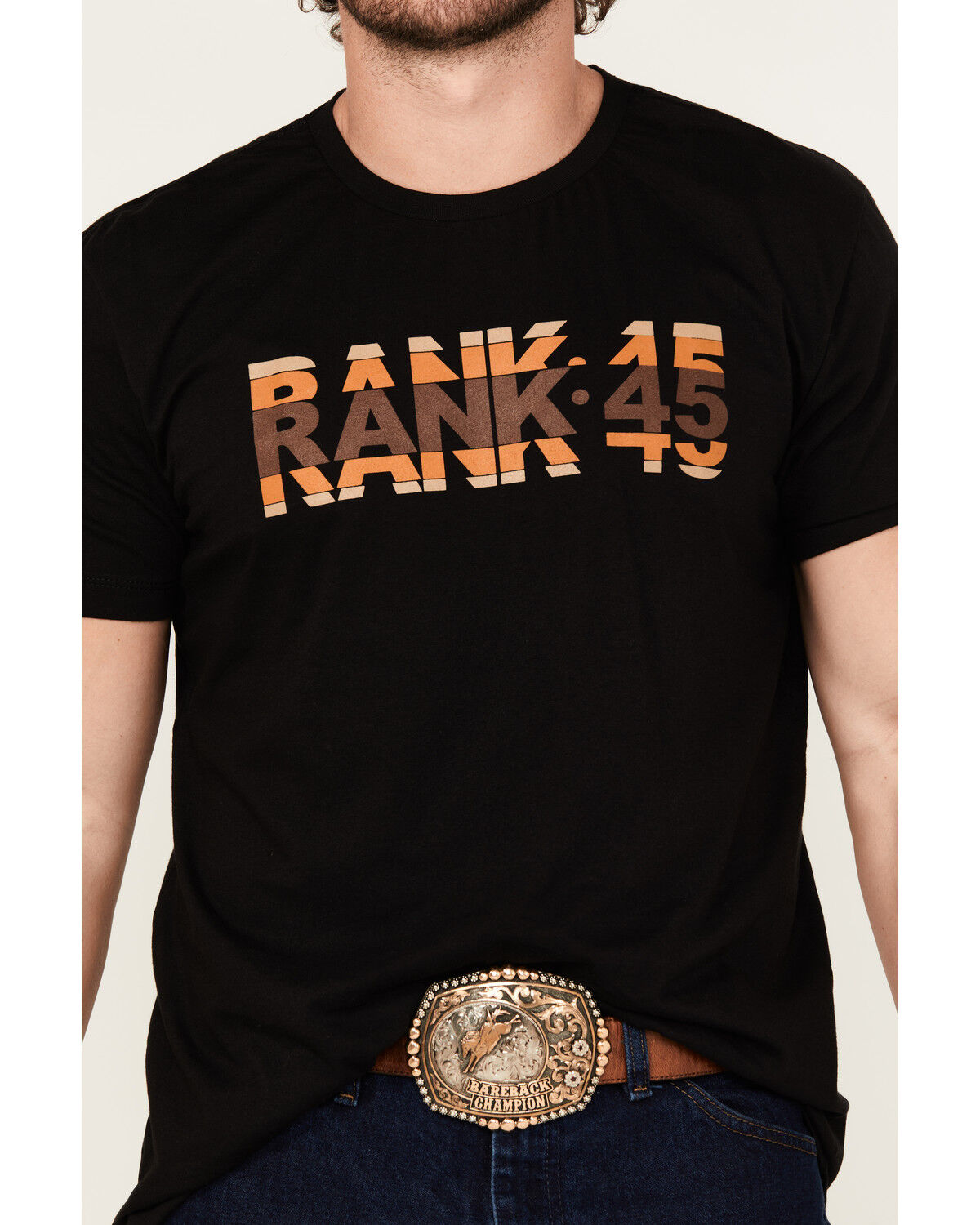 RANK 45® Men's Texas Trails Logo Short Sleeve Graphic T-Shirt