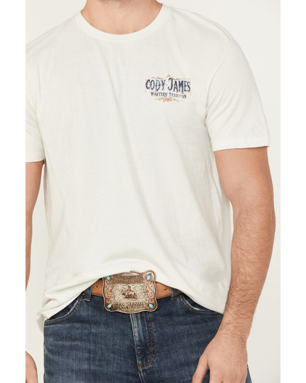 Cody James Men's Hunter Eagle Logo Short Sleeve Graphic T-Shirt