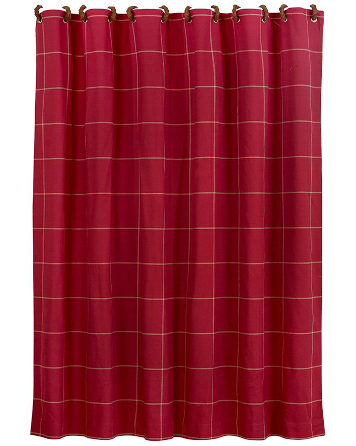 HiEnd Accents Windowpane Shower Curtain