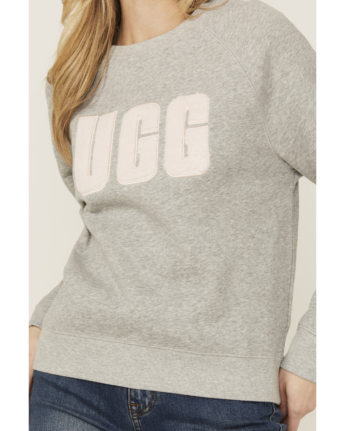 UGG Women's Madeline Fuzzy Logo Crewneck Sweatshirt