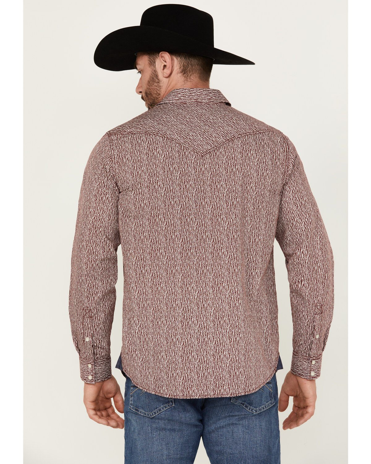 Moonshine Spirit Men's Album Printed Long Sleeve Pearl Snap Western Shirt