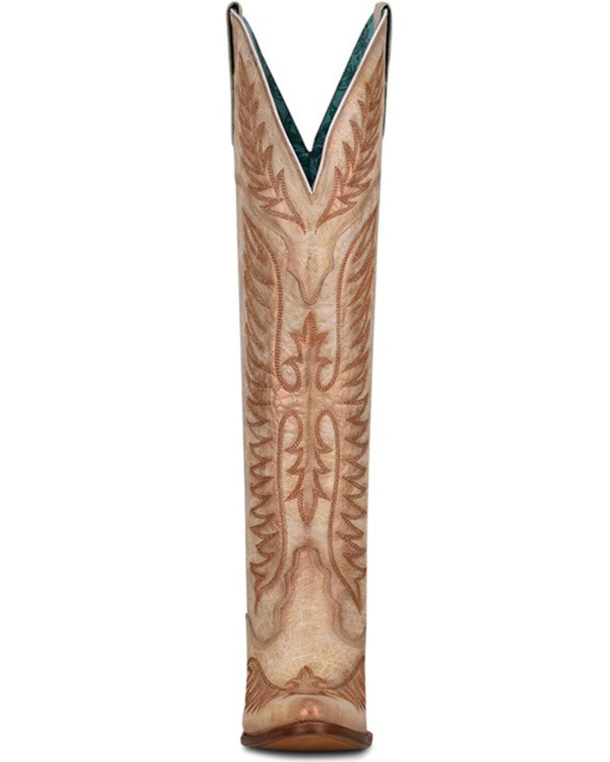 Corral Women's White Embroidery Western Boots - Round Toe