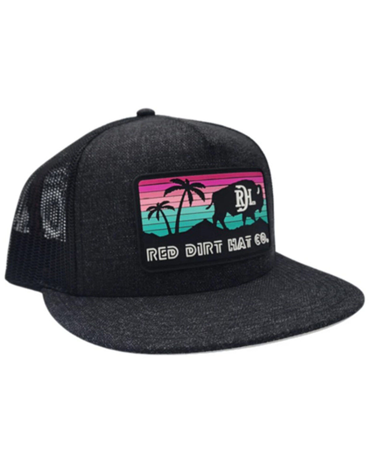 Red Dirt Hat Men's Miami Vice Logo Patch Ball Cap