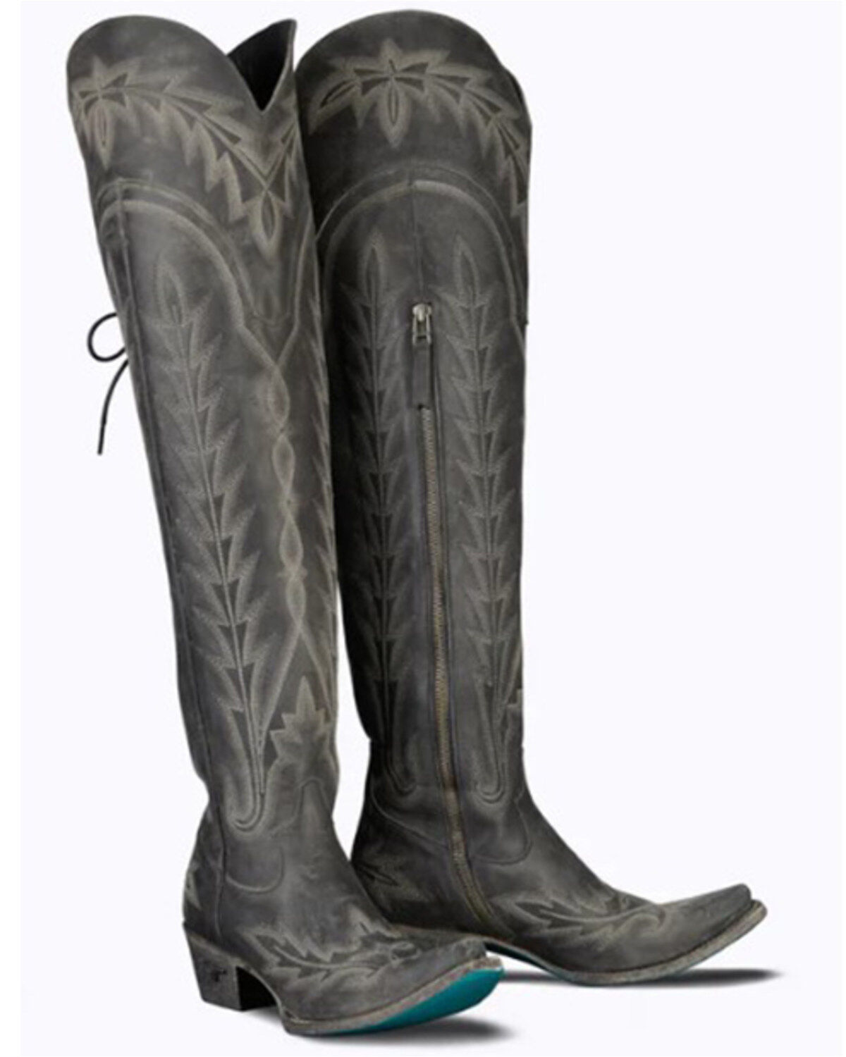 Lane Women's Lexington Leather Tall Western Boots - Snip Toe