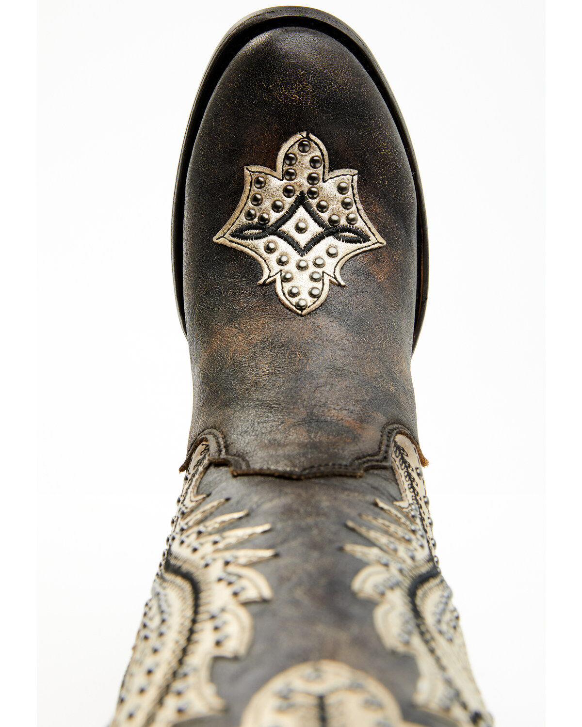 Corral Women's Studded Overlay Western Boots - Round Toe