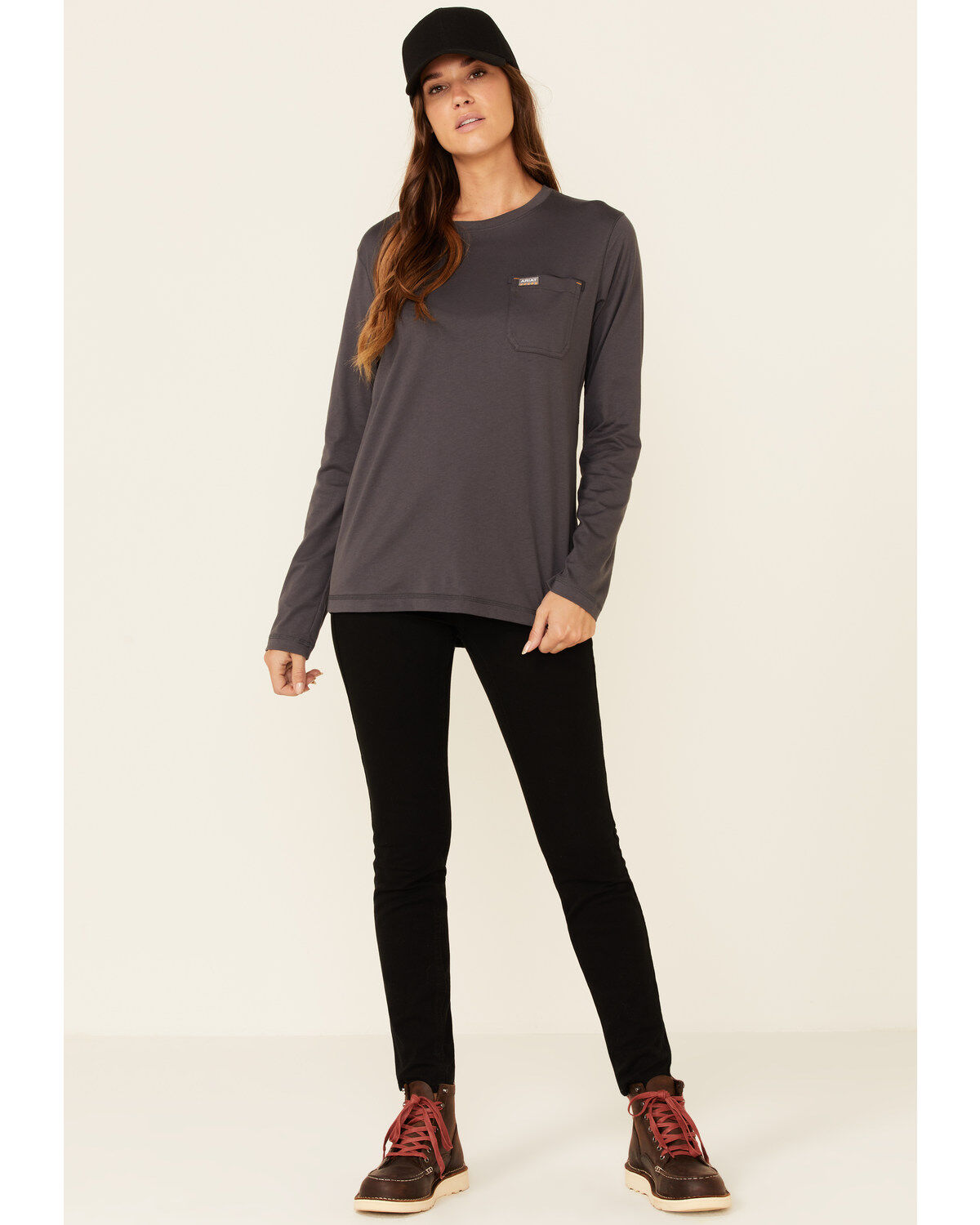 Ariat Women's Bolt Logo Long Sleeve Work Tee