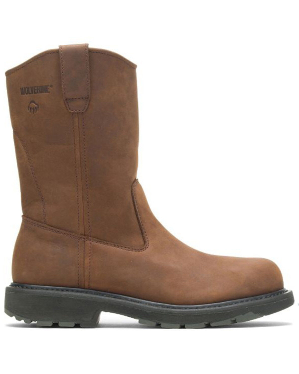 Wolverine Men's Plain Toe Slip Resistant Wellington Boots