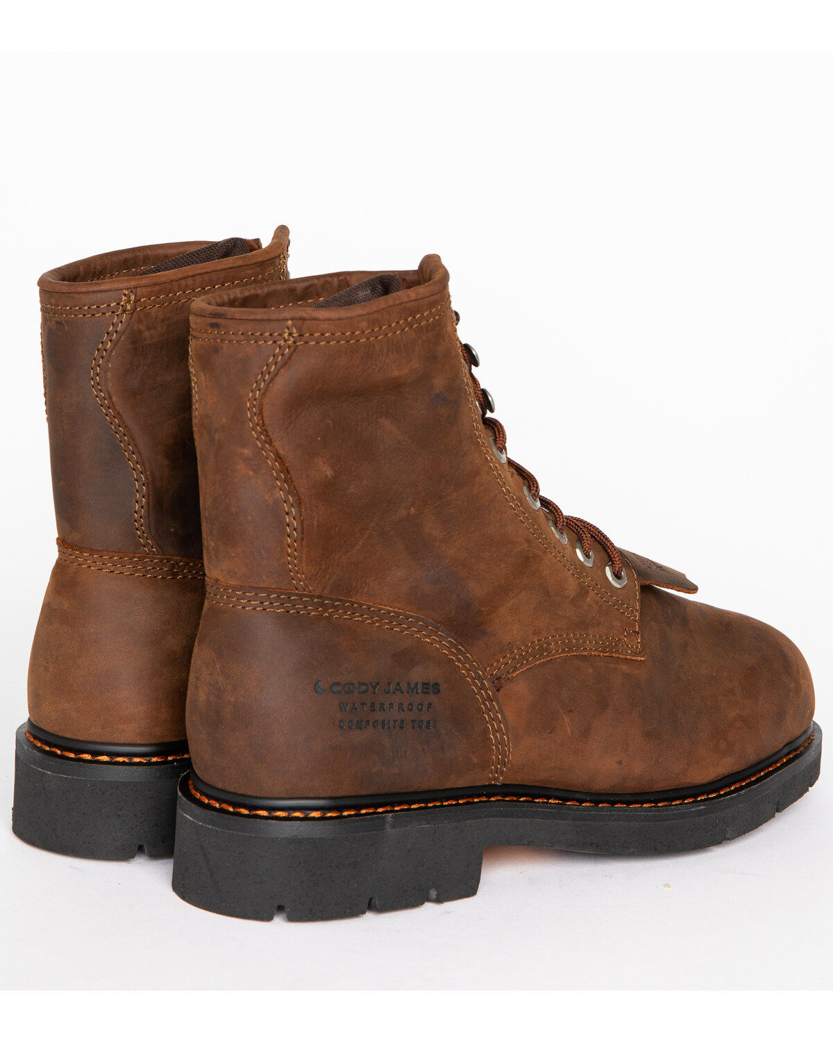 Cody James&reg; Comp Toe Waterproof Kiltie Work Boots
