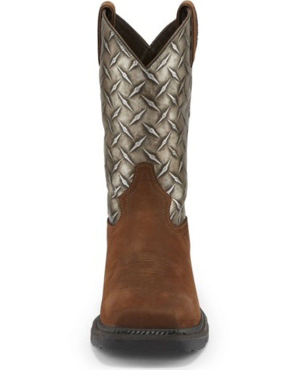 Tony Lama Men's Diboll Diamond Plate Western Work Boots - Composite Toe
