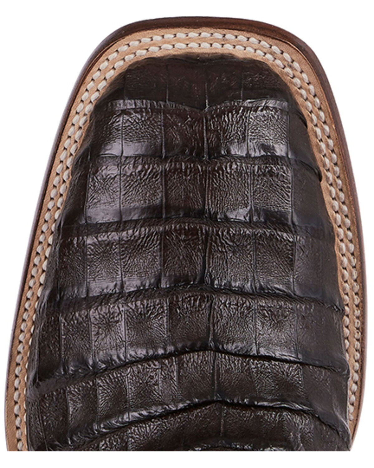 Lucchese Men's Wyatt Exotic Caiman Western Boots - Broad Square Toe