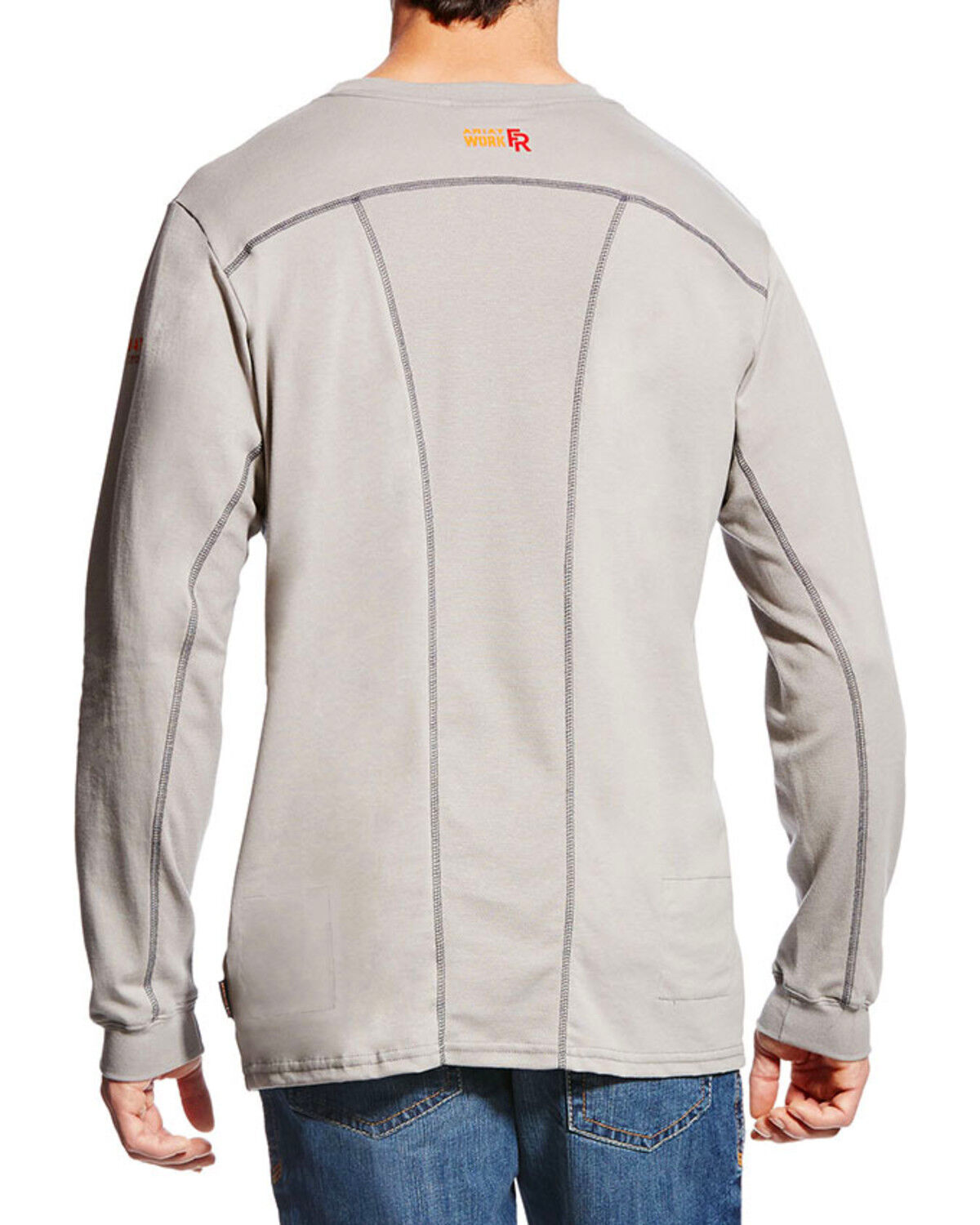 Ariat Men's FR Crew Neck Long Sleeve Shirt - Tall