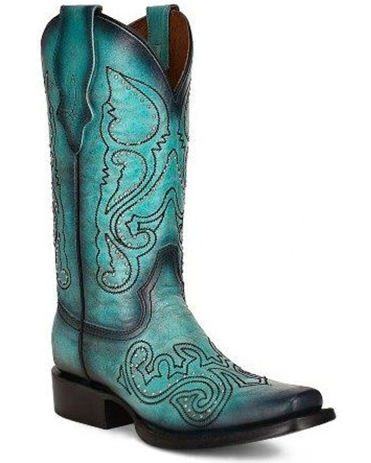 Circle G Women's Studded Western Boots - Square Toe