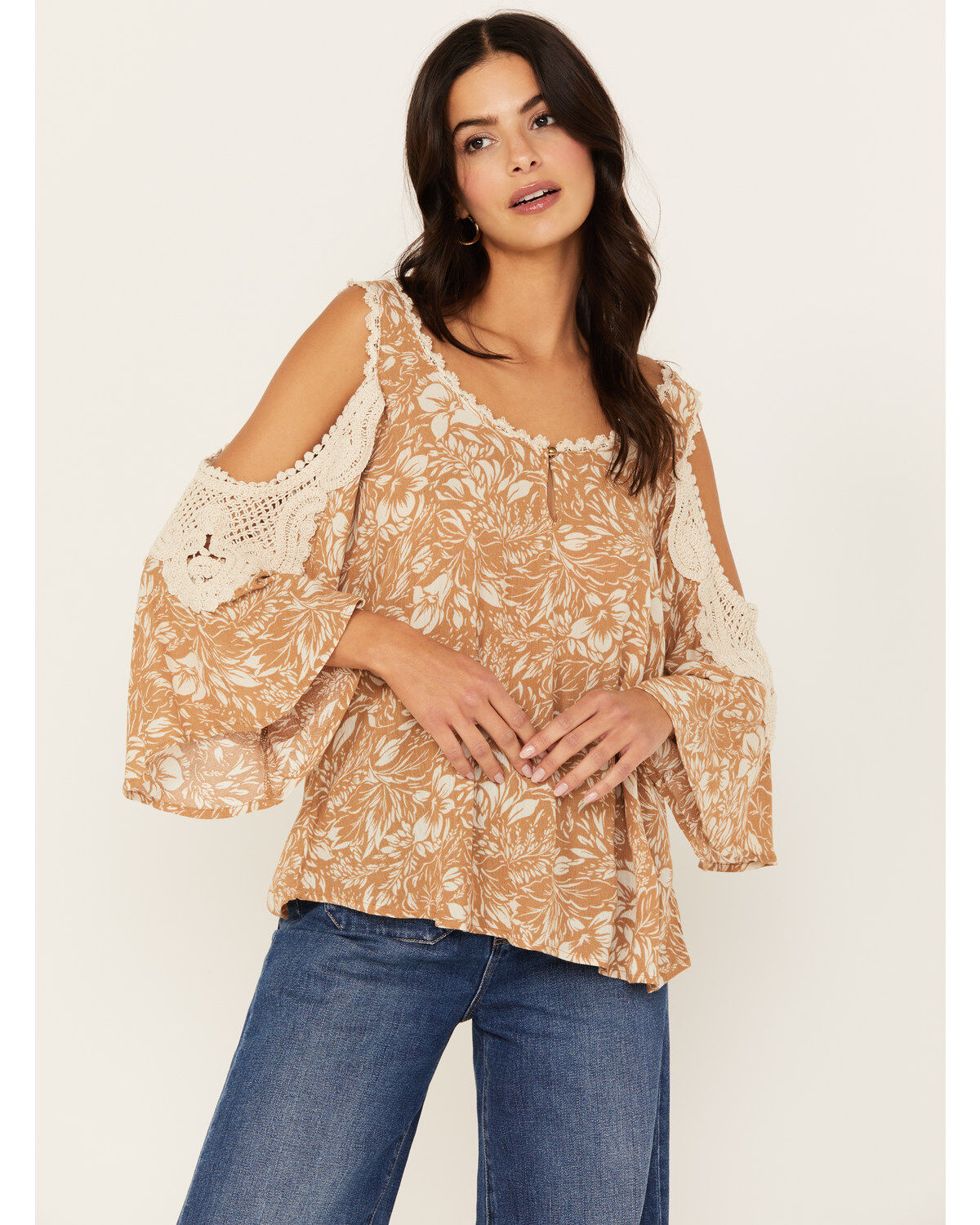 Wild Moss Women's Cold Shoulder Top
